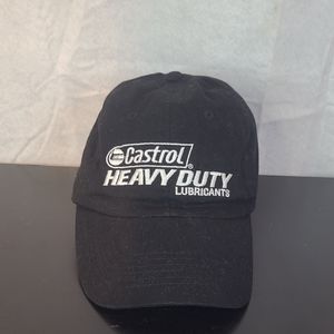 Castrol Heavy Duty Lubricants Oil Men's Advertising Ball Cap Hat 100% Cotton